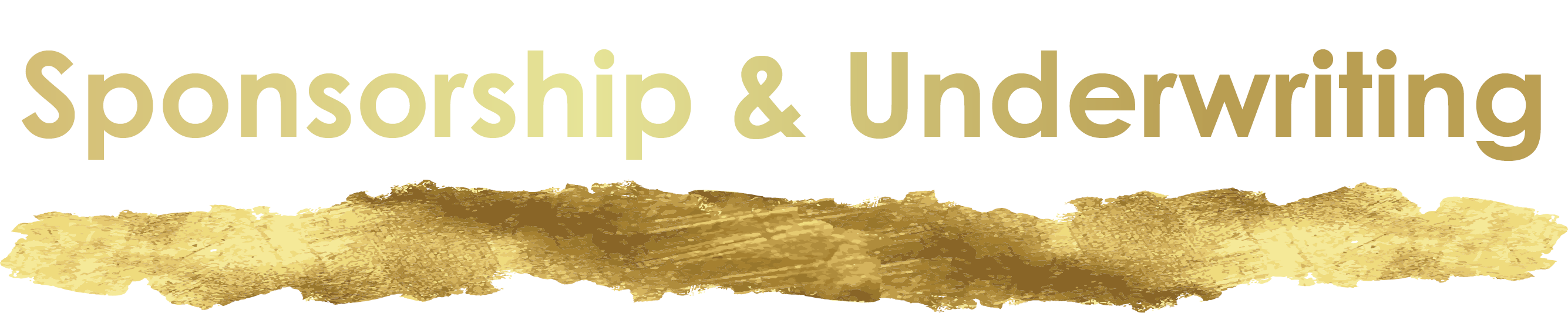 Sponsorship & Underwriting